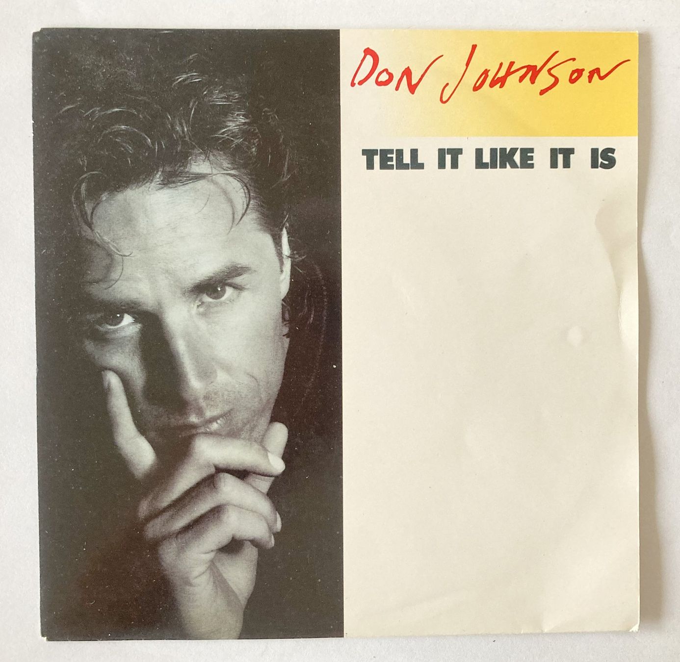 Schallplatten: DON JOHNSON - TELL IT LIKE IT IS – Gebraucht aus Bottens von hotter-than-hell