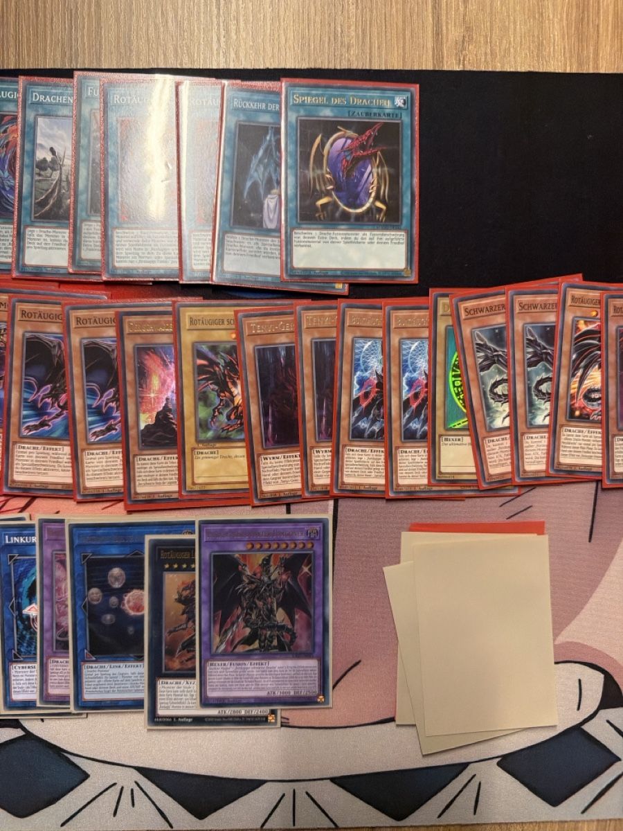 Yugioh Carte collezionabili:  Yu-Gi-Oh! 45 Karten Rotäugiger  – Usato da Arbon venduto da ids 2