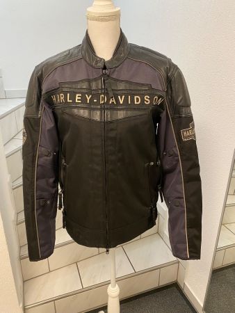 Top Harley Motoradjacke Grösse S mit warmem Innenfutter