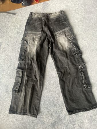 Herren Cargo Jeans schwarz Grösse M guter Zustand