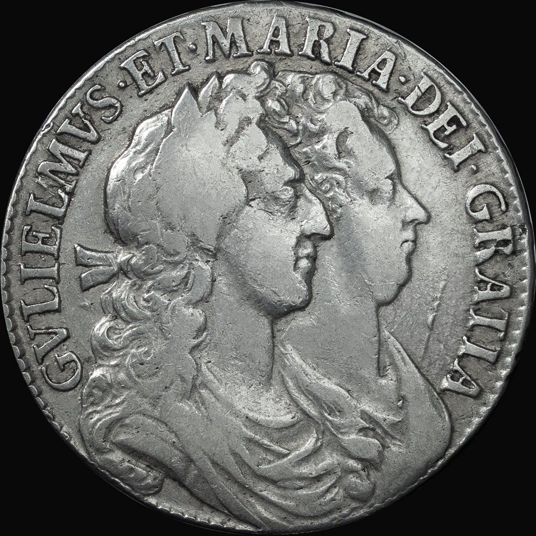 Tutti le monete: England 1/2 Krone 1689 - BB+‪ – Usato da Lugano venduto da Historianlugano 1