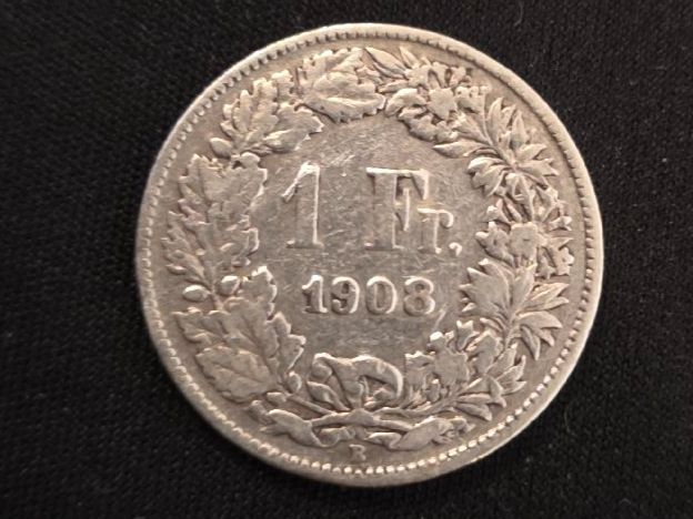 Tutti le monete: 1 chf 1908 – Usato da Genève venduto da bbastos