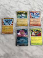 5 Pokémon Karten Konvolut ab 1.-