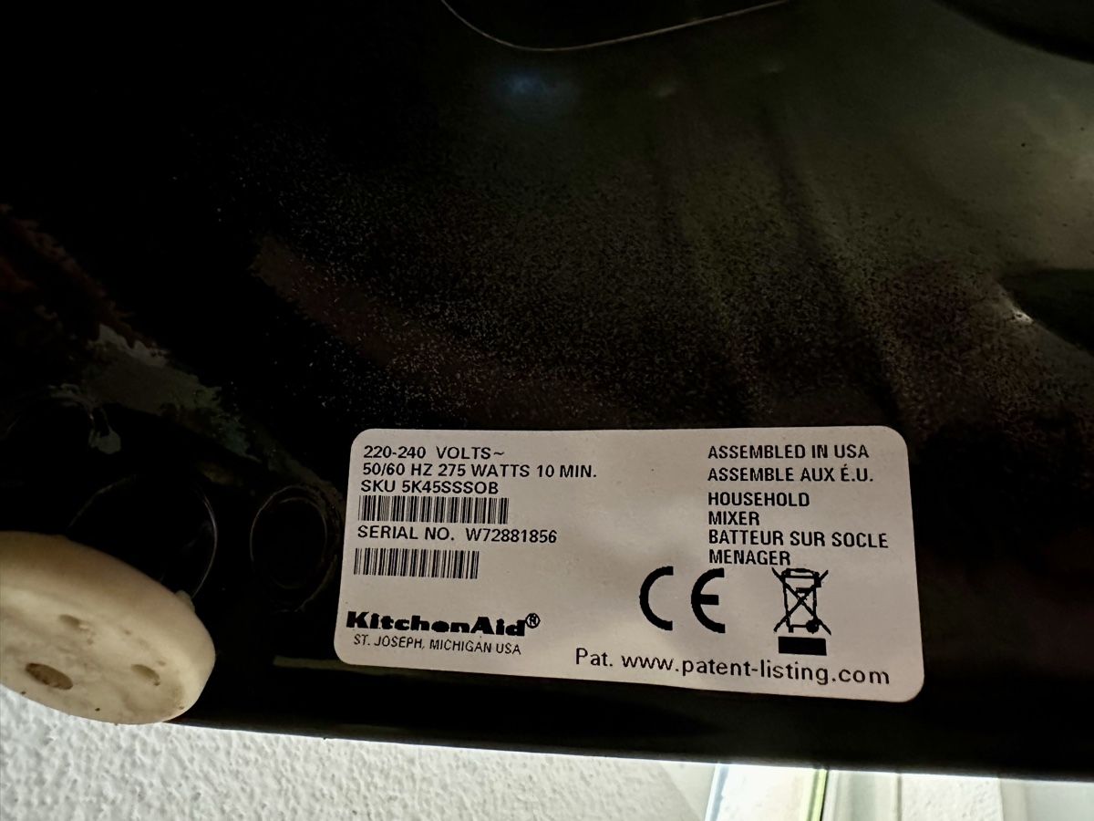 Kitchenaid Elettrodomestici da cucina: KitchenAid K 45 Classic black || Küchenmaschine – Usato da Winterthur venduto da parzival86 5
