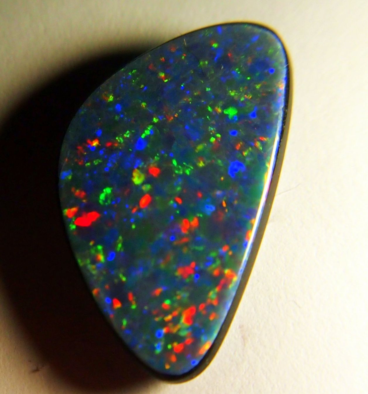 Pietre preziose: 8,7 ct. Multicolour Blackopal-Douplette AAA – Nuovo e nell'imballaggio originale da Reinach BL venduto da rumablum 3