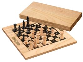 Échecs de voyage, pliable en bois ( NEUF )