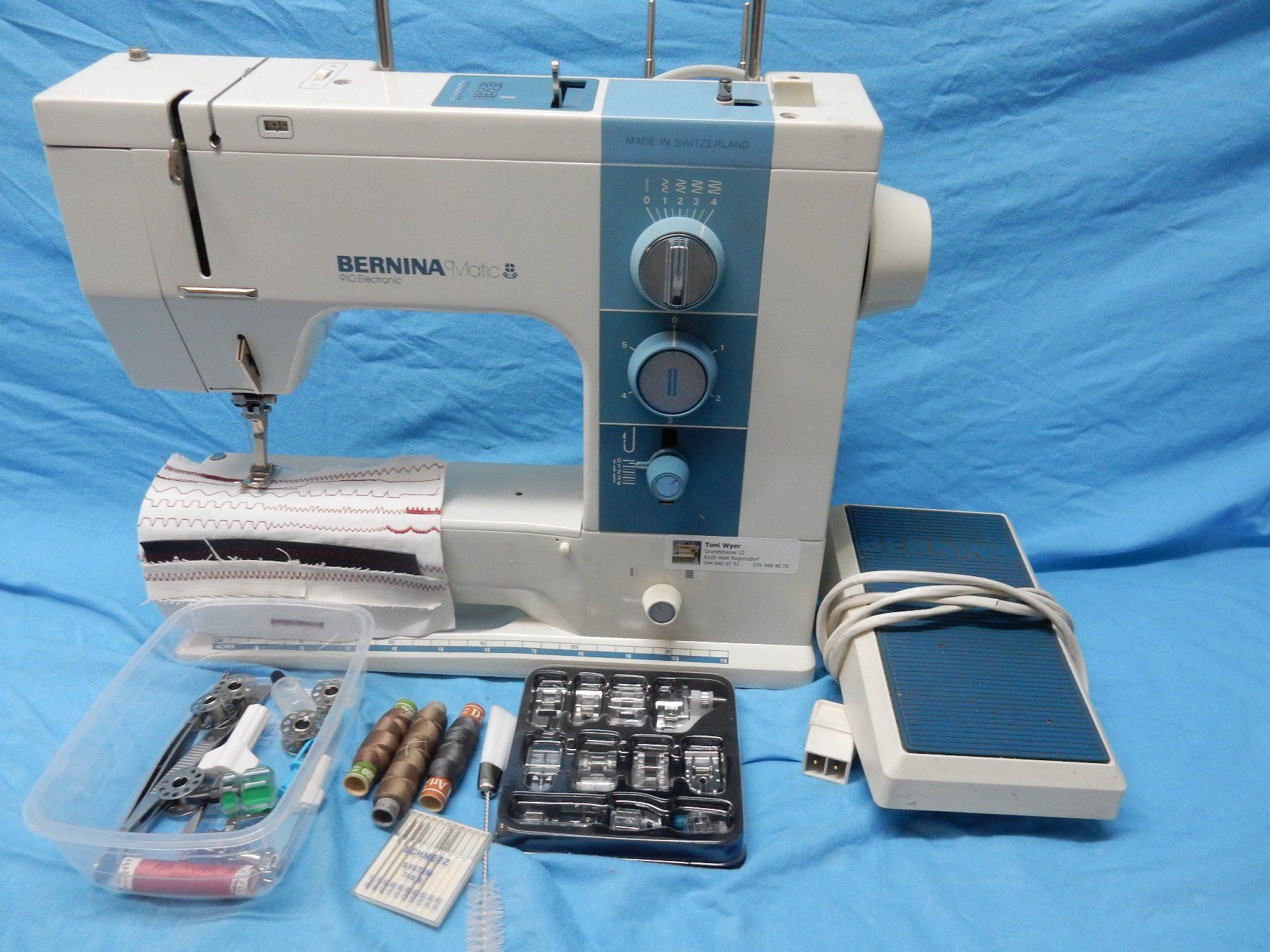 Bernina Nähmaschinen: Bernina Matic 910 Electronic ***Top Maschine***   26013 – Gebraucht aus Watt von Mariposa49