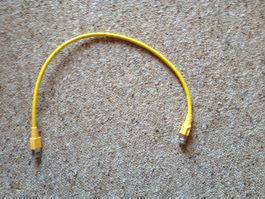 Netzwerkkabel Ethernetkabel Patchkabel Cat 6A 0.5 m gelb neu
