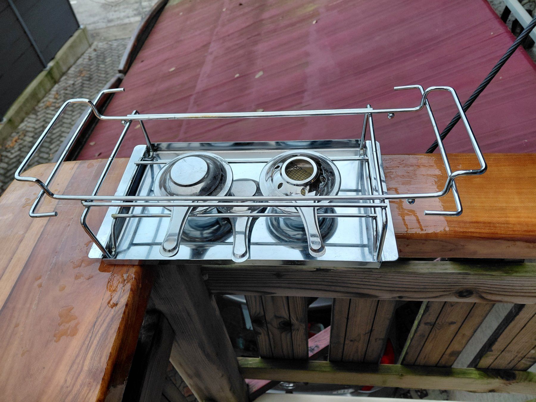Griglie: Grill de table, avec 'plaque de marbre, genre pierrade. – Usato da Boussens venduto da mgerma54 1