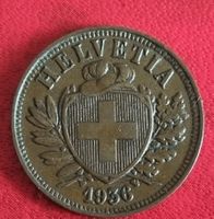 2 RAPPEN JAHR 1936 - SCHWEIZ