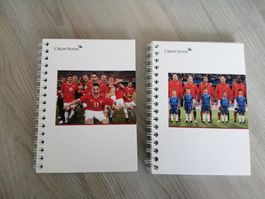 Credit Suisse Fussball - Notizblöckli + Bleistifte