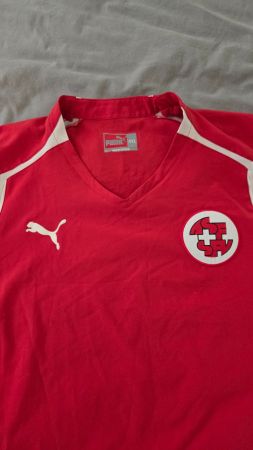 Puma Schweiz Fussball Trikot Gr. XXL Rot/Weiss 2004 Home
