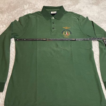 Aeronautica Militare Frecce Tricolori Polo L Langarm Grün