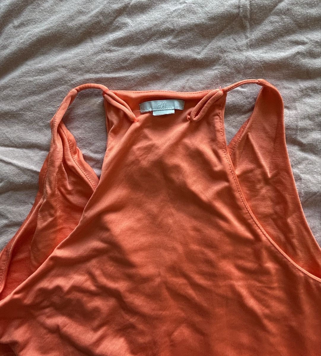 H&M Tops: Fluo Orange Tank Top – Summer Statement Piece 🍊☀️ – D'occasion à Zürich par gia_h8kg 3