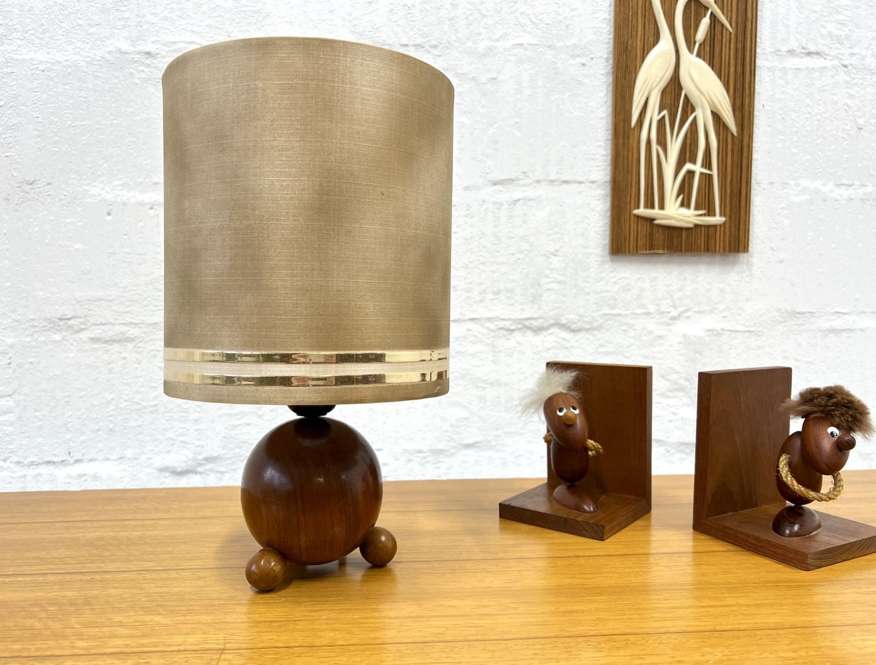 Lampade: Vintage Tischlampe - Teakholz – Usato da Walzenhausen venduto da stilvollwohnen 1