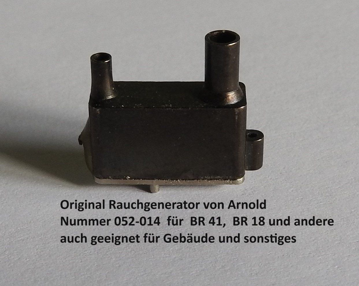 Arnold Modelleisenbahnen: Rauchgenerator Original Arnold BR 41 oder BR 18 Spur N – Neu (gemäss Beschreibung) aus Salez von rhb-spur-n