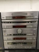 JVC Vintage Stereoanlage DR-E55LTN + CD-Player + 2 Boxen