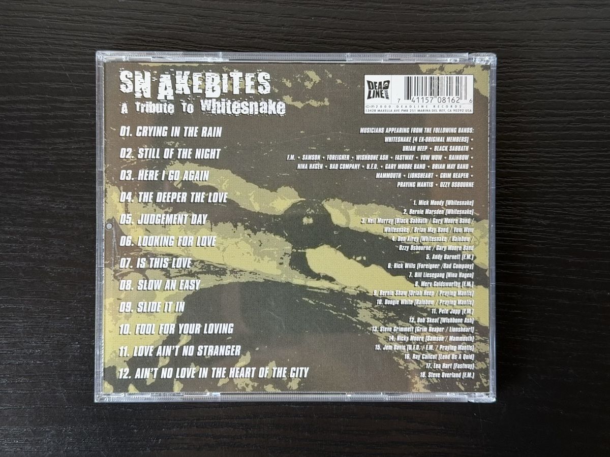 CDs: Snakebites-A Tribute to Whitesnake CD – Gebraucht aus Bad Zurzach von Cookie_0619 1