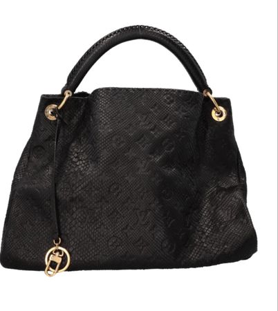 LOUIS VUITTON Artsy Bag Phyton Black