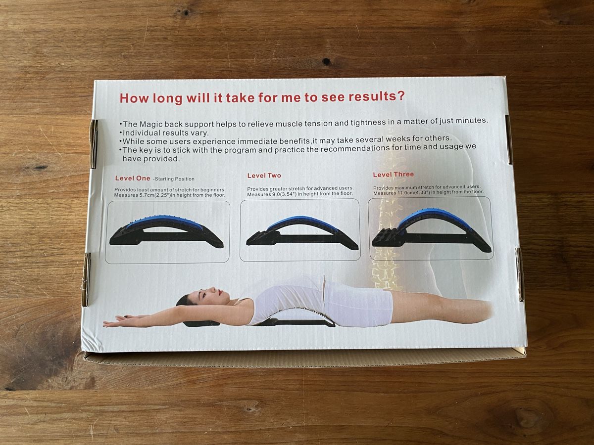 Hometrainer: Rückendehner original Verpackt – Neu und originalverpackt aus Schnottwil von Garuso 1