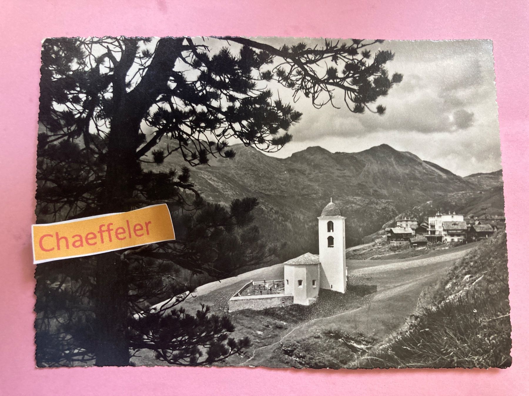 Cartoline postali: Avers-Cresta – Usato da Zürich venduto da Chaeffeler