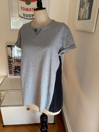 Dorothee Schumacher T-Shirt, BW/ Seide, cool, 2= M,Np: 239.-