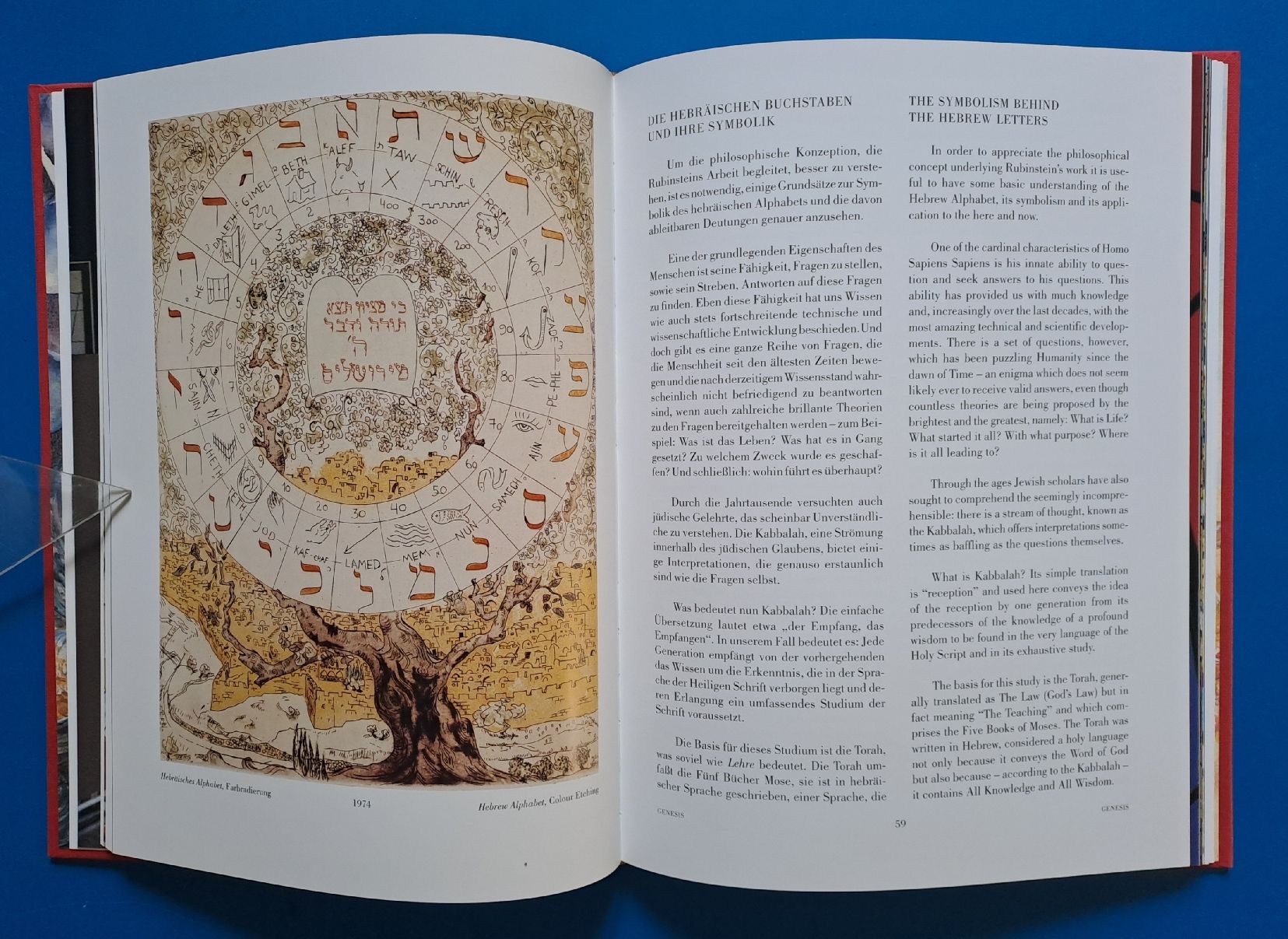 Libri: Dan Rubinstein: GENESIS. Glasierter in Jerusalem EA 1996 – Usato da Zürich venduto da archiphil 7