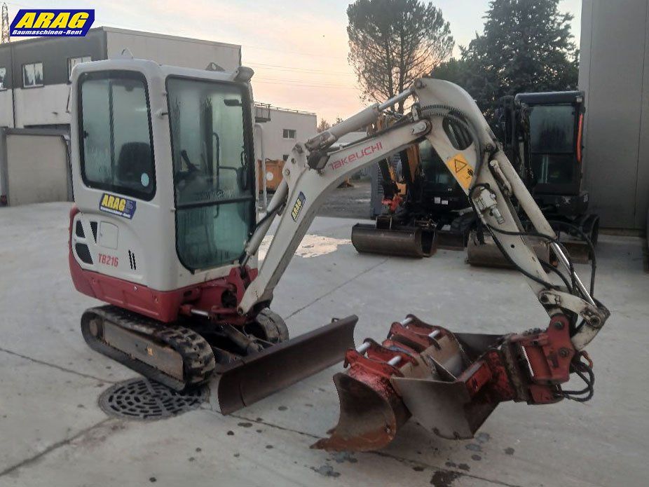 Takeuchi Escavatori: Takeuchi TB216 Minibagger – Usato da Hasle LU venduto da Arag08 2