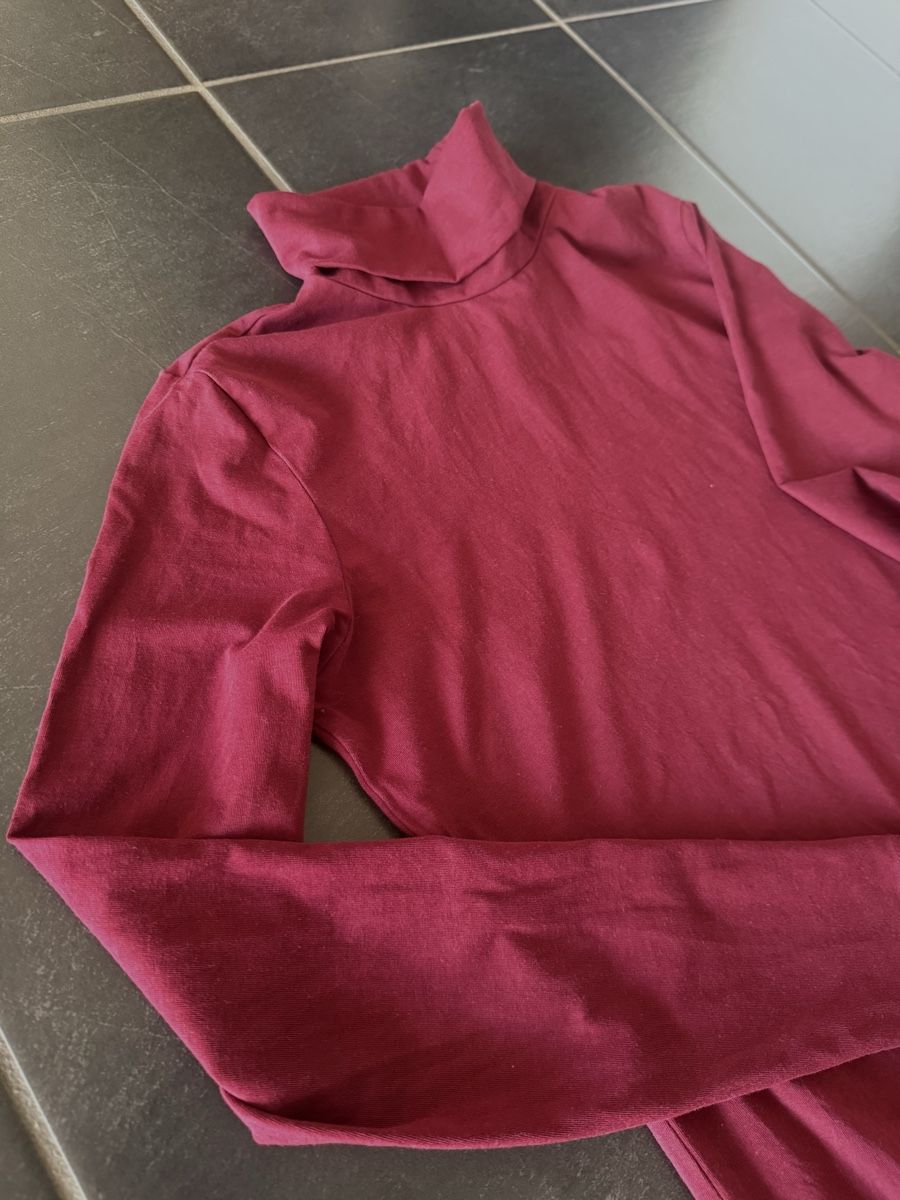 Esprit Maglioni & Felpe: Esprit Rollkragenshirt, Grösse S, bordeauxrot wie NEU! – Nuovo (secondo la descrizione) da Perlen venduto da SPICE24 3