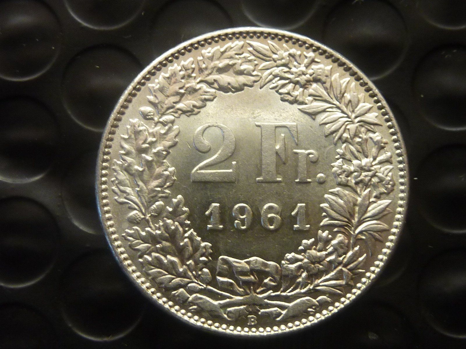 Tutti le monete: 2 Fr.  1961  Unz. / Stgl. – Nuovo (secondo la descrizione) da Seon venduto da aee_7gpz 3