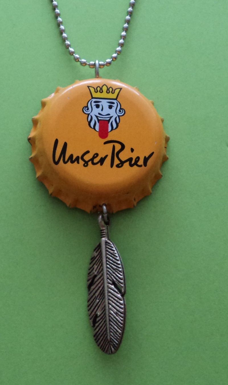 Catenine: Kette mit Anhänger Ueli Bier Deckel – Nuovo (secondo la descrizione) da Basel venduto da maripas17 1