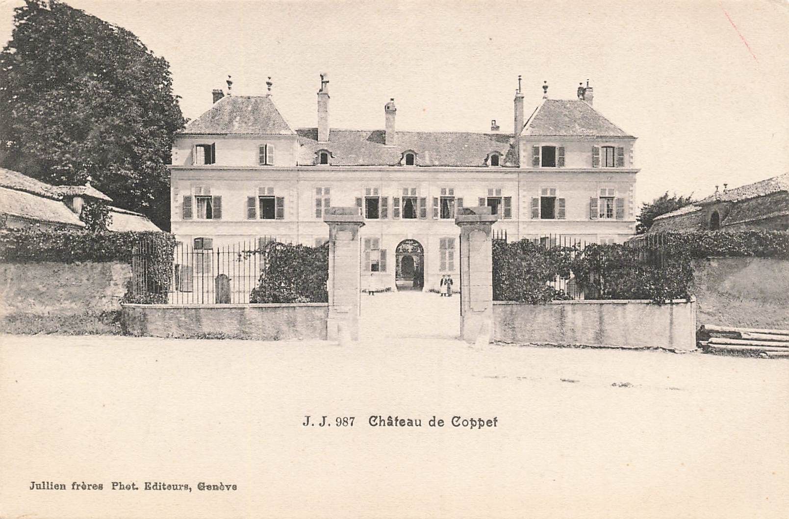 Cartoline postali: Chateau de Coppet – Usato da Biasca venduto da Blenio71