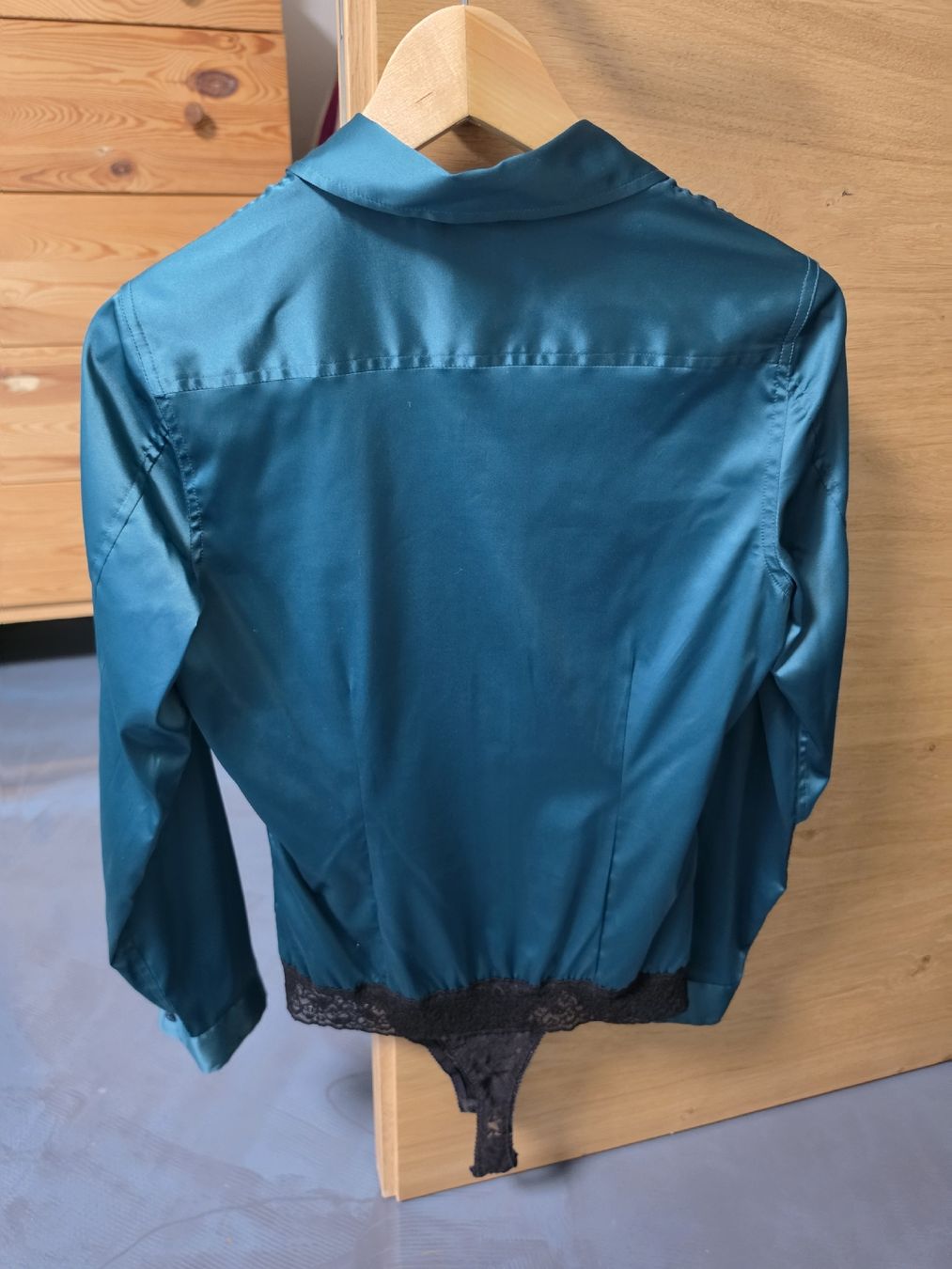 Camicette: Damen Body Bluse blau Grösse M  – Nuovo (secondo la descrizione) da Oberbipp venduto da tori17 2