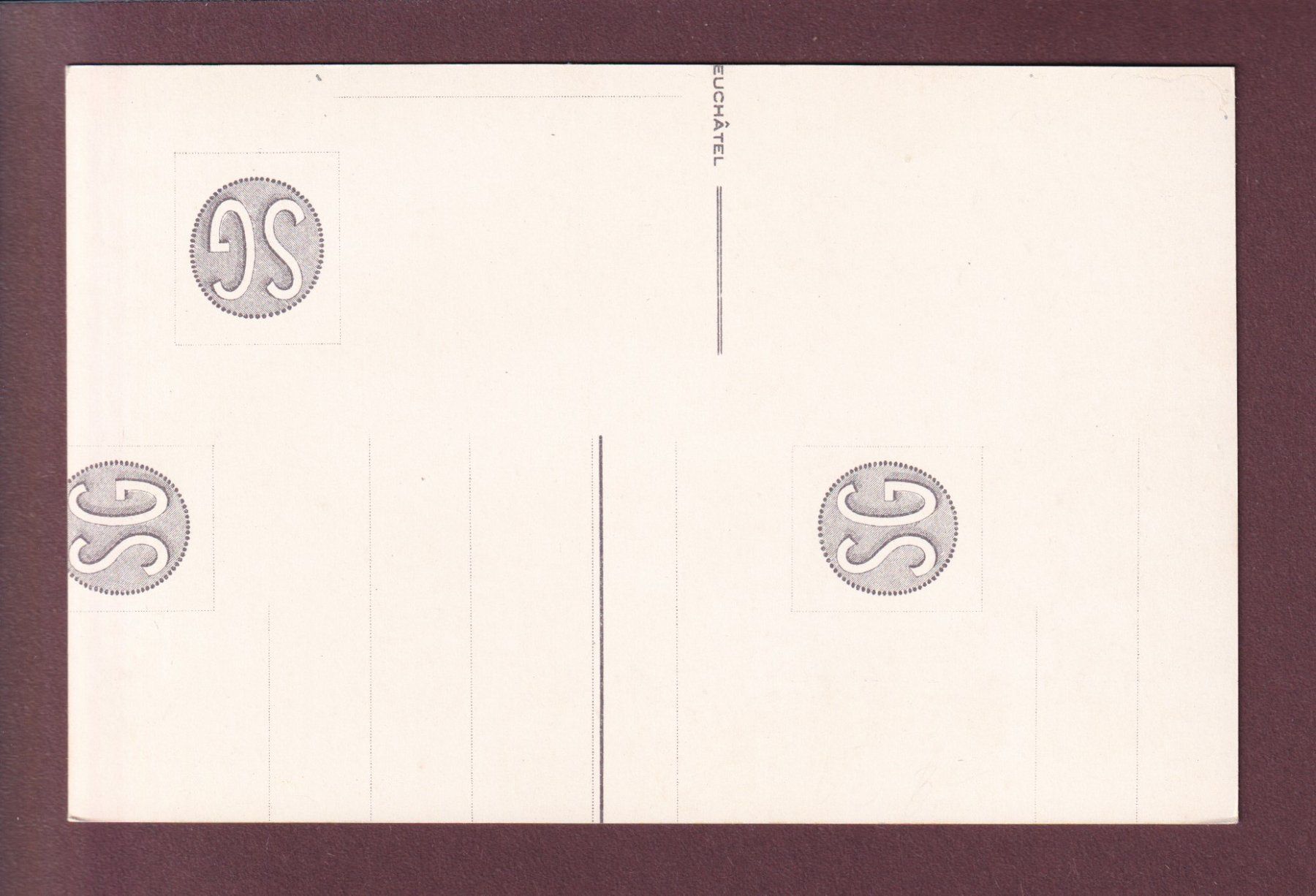 Cartoline postali: LEYSIN - Grand Hôtel - Dos "raté" – Usato da Pully venduto da nicecards 1