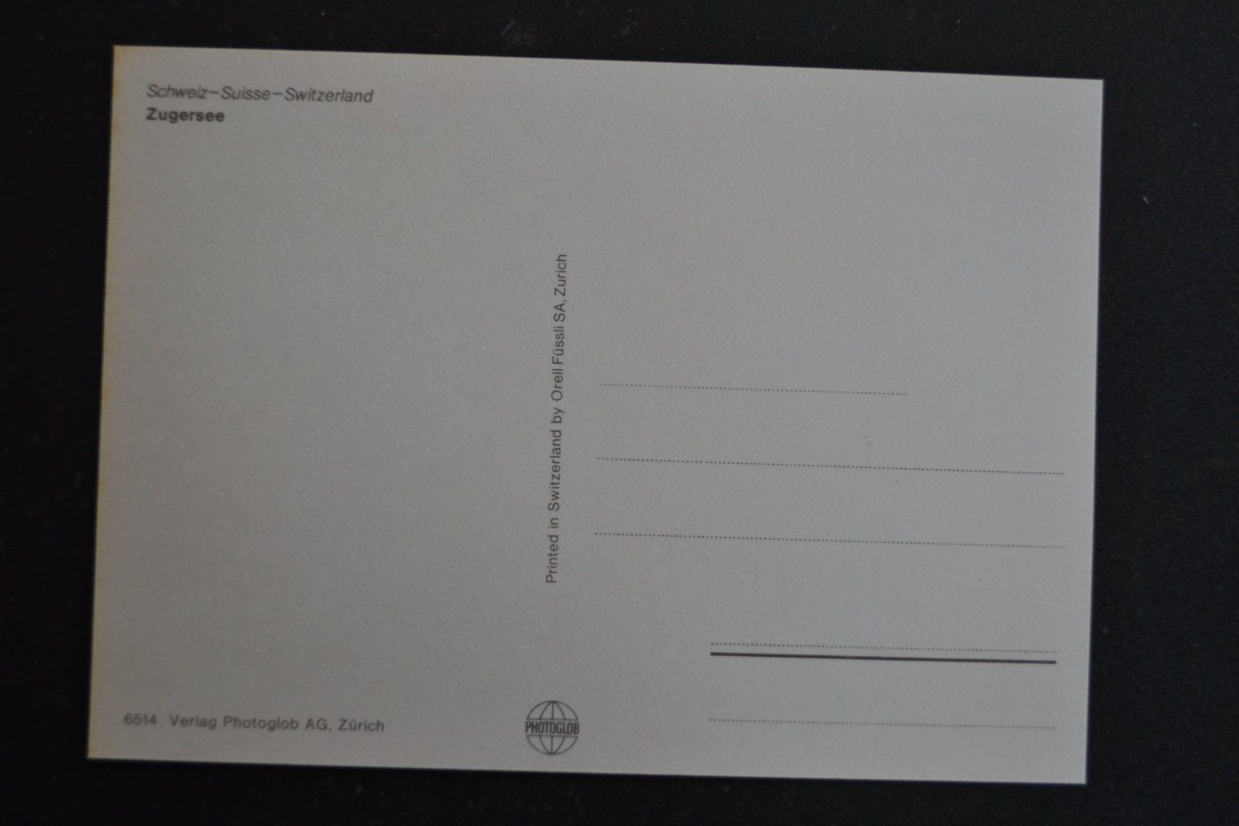Cartoline postali: AK Zugersee – Usato da Beinwil am See venduto da kajak55 1