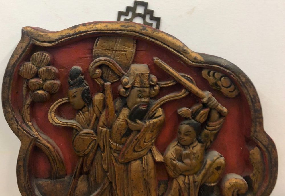 Xilografie: Antiker Chinesische Schnitzerei – Usato da Cham venduto da krikk0200 1