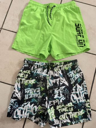 2 C&A Badeshorts Gr. 158/164, ideales Set für den Sommer!