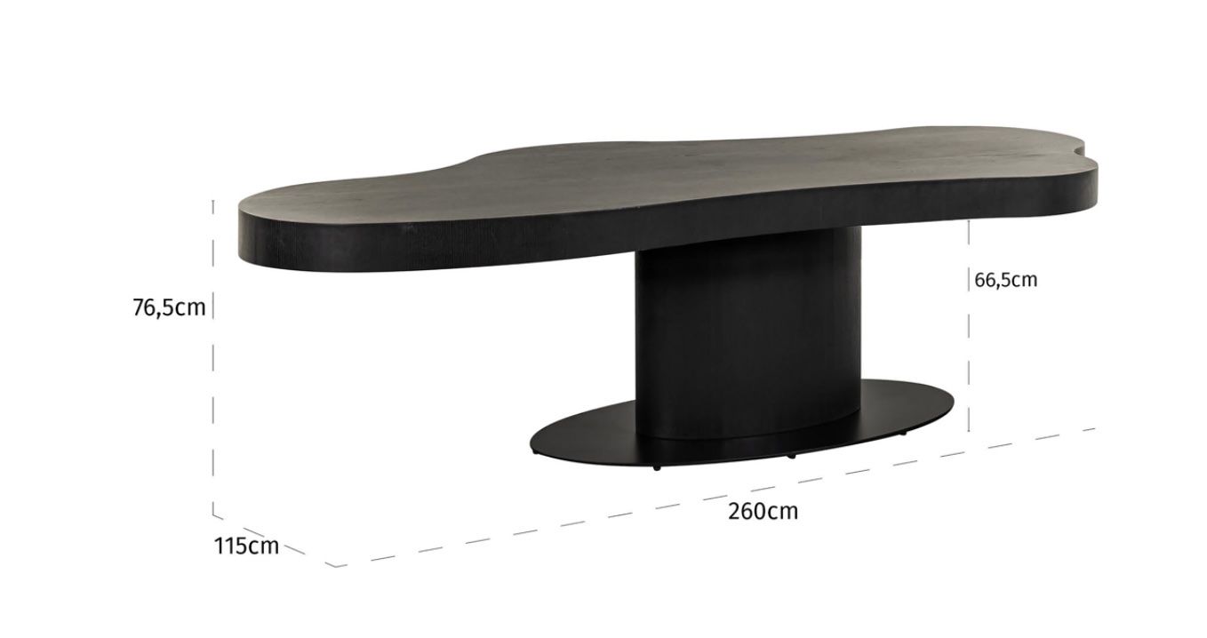 Tavoli: SALE‼️RICHMOND INTERIORS* Dining table Bogor dark coffee 260 – Nuovo e nell'imballaggio originale da Ruswil venduto da Miami-2026 5