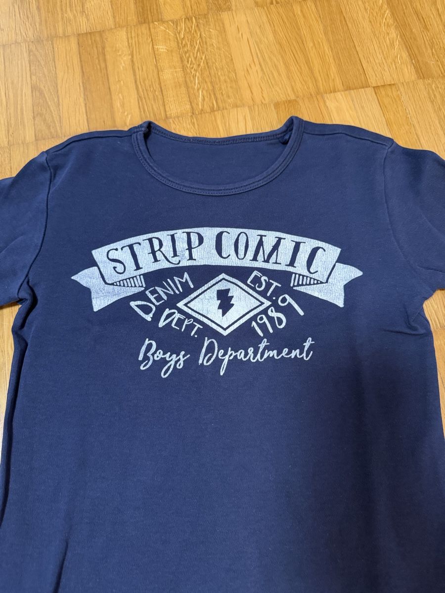 Pullover & Sweatshirts: Langarmshirt, Gr. 116, Comic-Print, 100% Baumwolle! – Gebraucht aus Jona von Good_luck_ 2