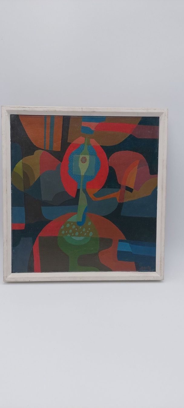 Foto & Immagini: Franz Karl Opitz Ölbild "Geburt einer Blume" – Usato da Dielsdorf venduto da anabur