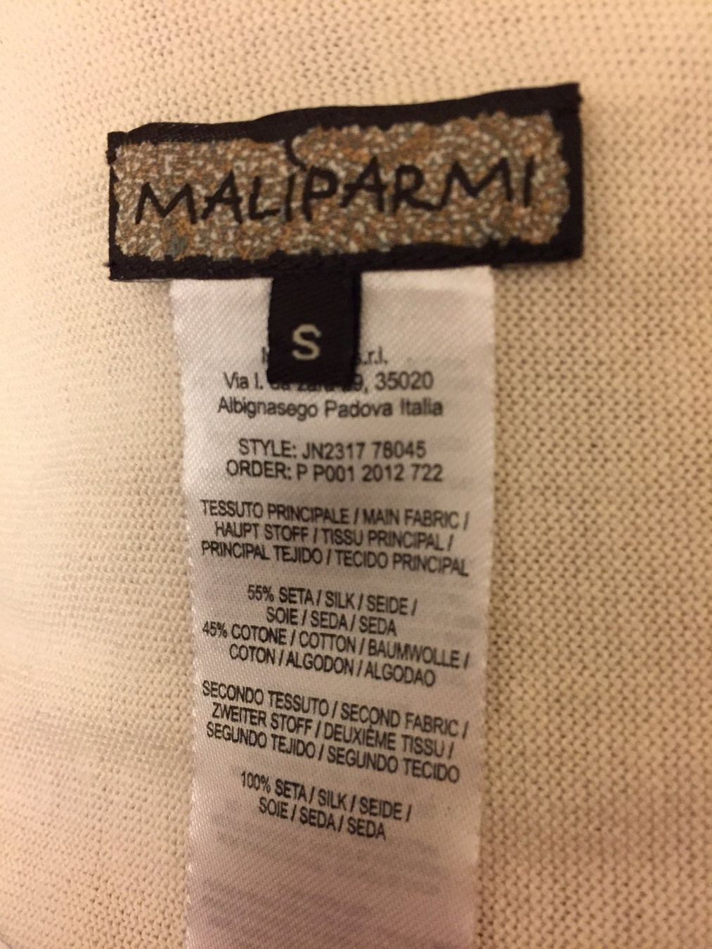 Vestes: Strickjacke Maliparmi Gr.S écru - ungetragen – Neuf (Voir description) à Zollikon par Mar126 4