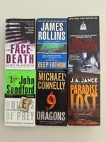Englische Thriller-Bücher Konvolut, ideal für Herbstabende!