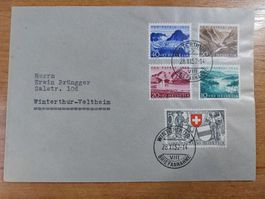 FP1952 - Lettre Pro Patria 1952 obl 28.11.1952