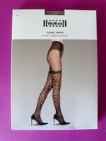 WOLFORD Strumpfhose Floral Tights, Gr. S (fairly light/black