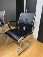 Design Konferenzstuhl aus Echtleder – Top Zustand