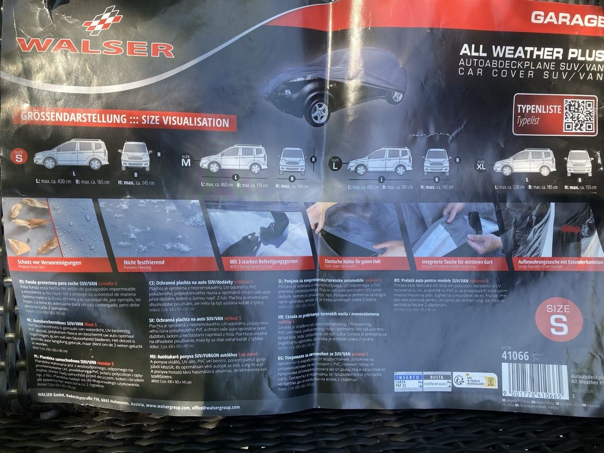 Coperture: Garage fürs Auto Abdeckplane für Winter – Usato da Wallenwil venduto da Clare1 2