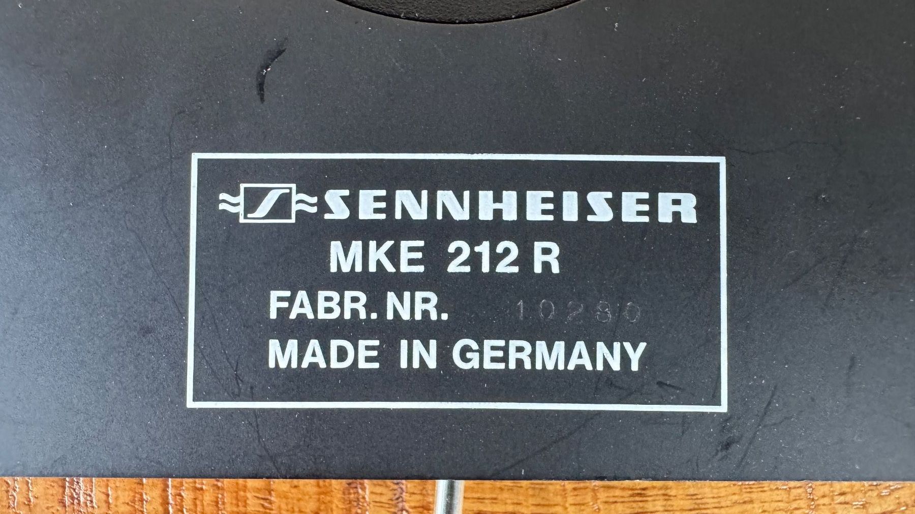 Sennheiser Mikrofone: Sennheiser MKE 212 R Grenzflächenmikrofon – Gebraucht aus Gersau von Melmer 2