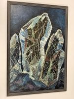Erwin Stählin 1968 (1901-1970) Kristall Gemälde signiert Nr6
