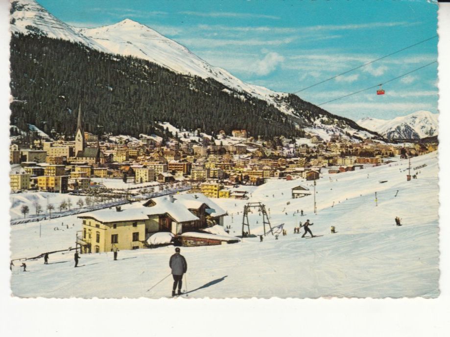 Cartoline postali: Davos 1964 – Usato da Bürglen TG venduto da StampGraf