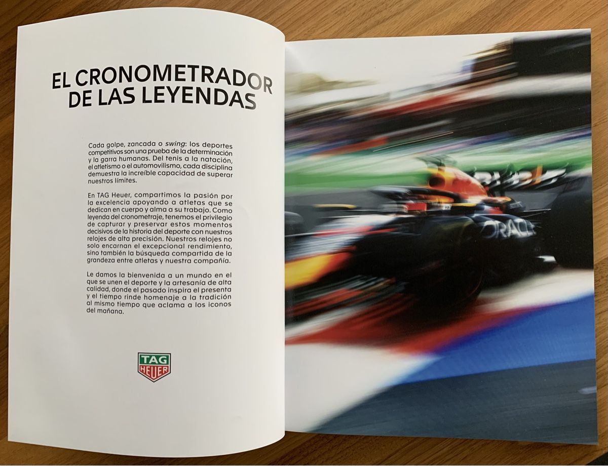Riviste & Magazine: Tag Heuer - Katalog 2024 / 2025  in spanisch – Nuovo e nell'imballaggio originale da Niederrohrdorf venduto da troch 2
